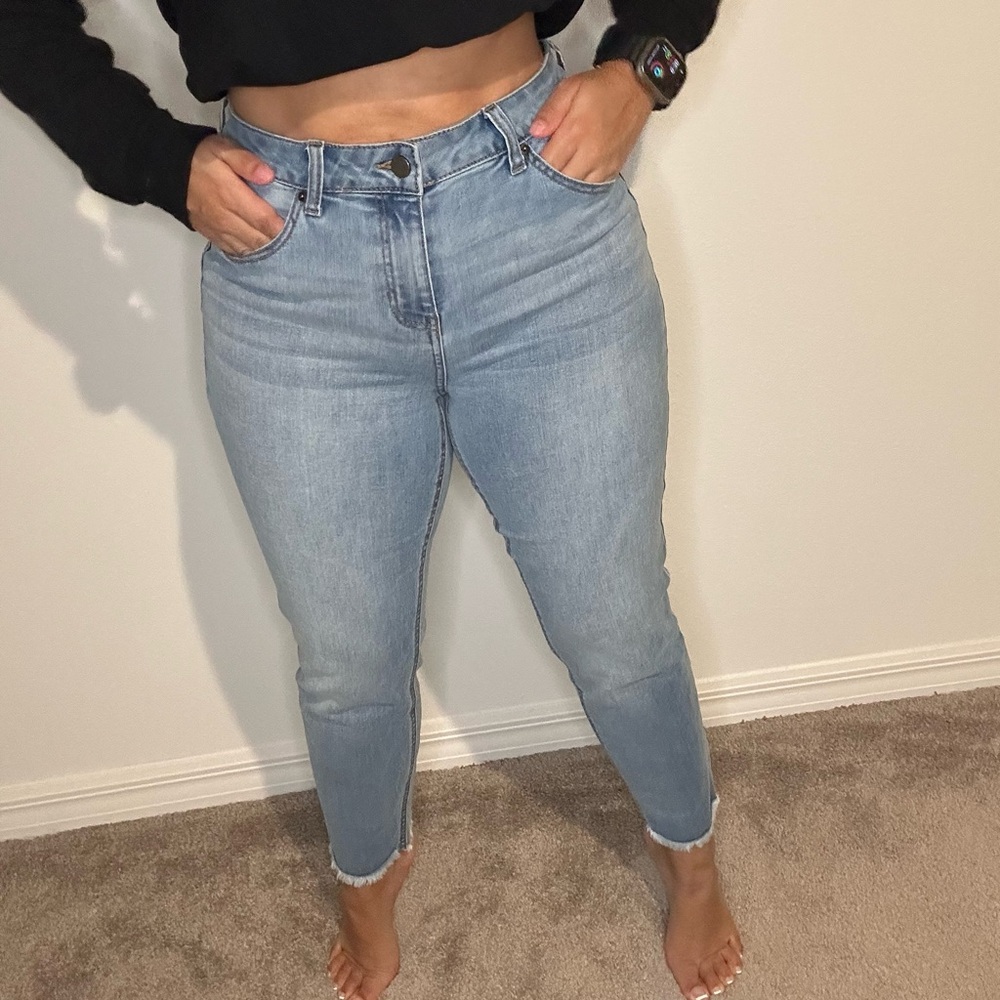 High Waist Ankle Stretch Jean